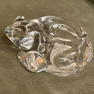 Studio Crystal Frog Figurine
